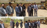 بازدید میدانی از پروژه توسعه بیمارستان سینای شهر جونقان