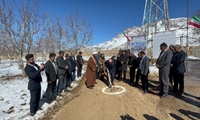 آئیین کلنگ زنی احداث اورژانس بیمارستان سینا جونقان