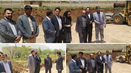بازدید میدانی از پروژه توسعه بیمارستان سینای شهر جونقان